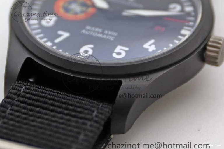 MIROTIME 0717 Mark XVIII ‘TOPGUN SFTI’ Ceramic M+F Best Edition Black Dial on Black Nylon Strap A MultiPurpose 7047